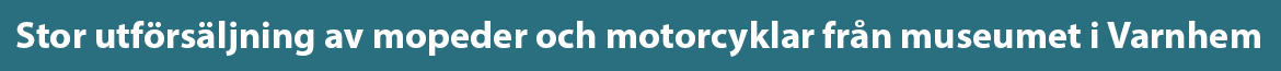 Mopeder och motorcyklar från Varnhem